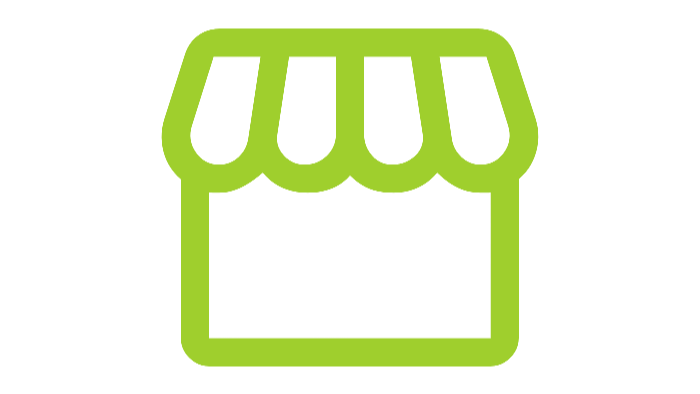 Geschäfts Icon, symbolisch für Vertrieb